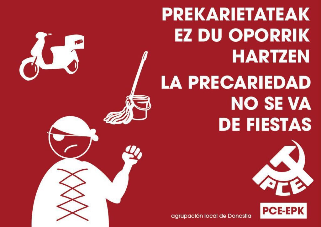 Donostiako aste nagusia Continúa la lucha contra la precariedad y el