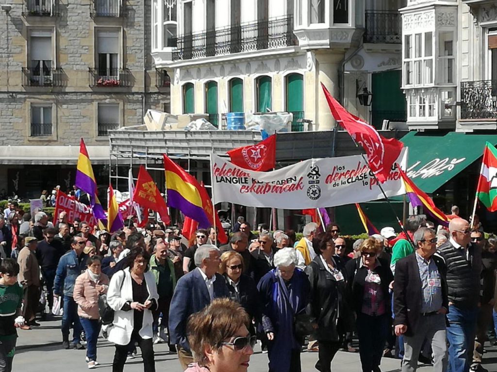 El Partido Comunista De Euskadi Epk Se Moviliza En El De Mayo Y Exige