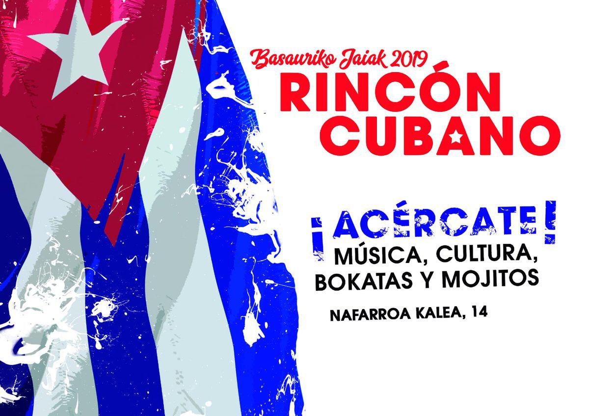 RINCÓN CUBANO DE BASAURI. DESDE EL VIERNES 11 DE OCTUBRE AL DOMINGO 20 DE OCTUBRE